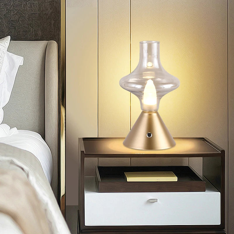 ベッドサイドランプ - 発光ロフト